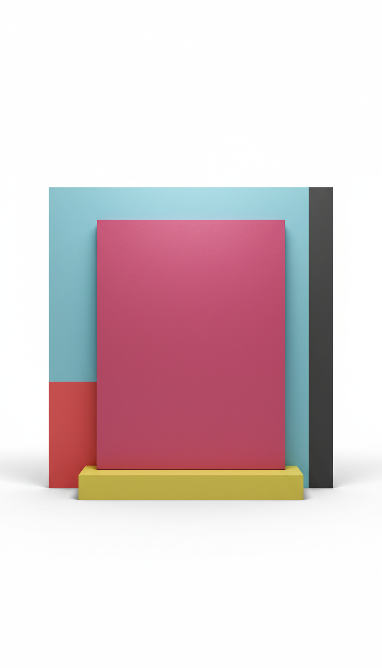 Punch Pink Acrylic Canvas